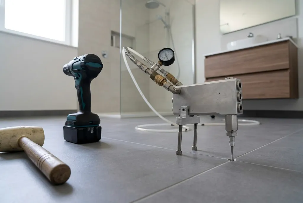 Kitbedrijf Oosterhout – holle tegels injecteren